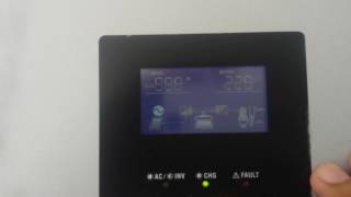 Axpert Hybrid Inverter Power Generation Display Info [upl. by Nikolaus129]