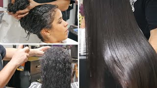 👱‍♀️ Use esta Keratina SIN FORMOL y mira mi CABELLO LISO como NUNCA [upl. by Centonze119]