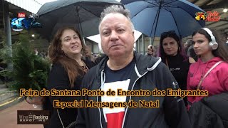 Feira de Santana Associação Agrícola Ponto de Encontro dos Emigrantes Hoje Mensagens de Natal [upl. by Edie183]