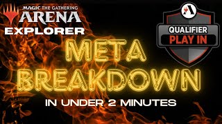 Explorer Meta Breakdown In Under 2 Minutes  Explorer Qualifier Play In BO1 [upl. by Zaraf819]