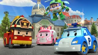 Robocar Poli dessin animé enfant  bébé de jeux vidéo en français 2019 [upl. by Erlin560]