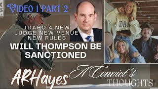 Will The New Judge Slam The Gavel Down On Bill Thompson  Part 2  idaho4case Bryankohberger [upl. by Ahsineg]