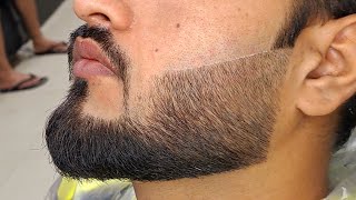 Beard🔥Styles For Men Talented Barber Beard Cut Style Hair And Beard [upl. by Auqinu]