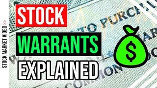 What is a Stock Warrant [upl. by Onitram]