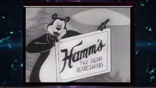 Hamm’s Beer Vintage 1950’s Commercials [upl. by Anaejer662]