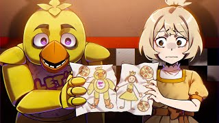 Origin Story of Chica Five Nights at Freddys Animation [upl. by Bosch]