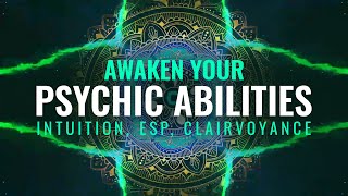 Awaken Your Psychic Abilities Intuition ESP Clairvoyance Psychic Power  Theta Binaural Beats [upl. by Warrenne]