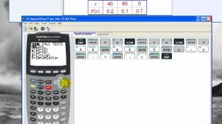 Finding the Expected Value and Standar Deviation with the TI 84 Calculator [upl. by Xavier]