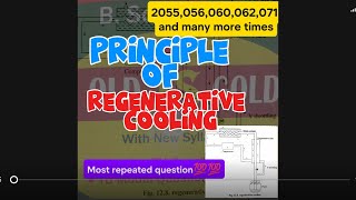 Principle of regenative coolingBsc 1st year imp question💯💯 [upl. by Lavotsirc]