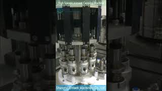 Rotary high speed liniment bottle capping machine packagingmachine [upl. by Bevers]