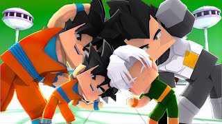 Minecraft  Whos Your Family GOKU VEGETA GOTEN E TRUNKS  DRAGON BALL SUPER [upl. by Idissac]