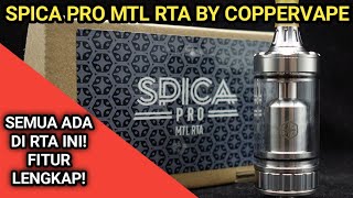 SPICA PRO MTL RTA BY COPPERVAPE  REVIEW INDONESIA [upl. by Henden]