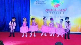 Gurukulam annual day Akshaynagar 2018 19 Barbie dance [upl. by Celeski]