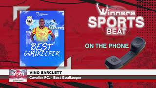 Cavalier FC wins Caribbean Cup 2020 amp Goalkeeper  Vino Barclett was awarded Best Goalkeeper Award [upl. by Idnek]