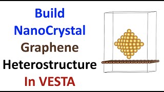 No Mic NanoCrystal  Graphene Heterostructure in VESTA [upl. by Aihsetal]