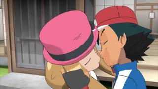 Ash kiss Serena moments HD [upl. by Harberd75]