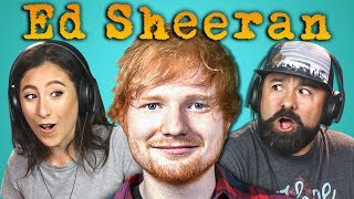 ADULTS REACT TO ED SHEERAN [upl. by Arondell]