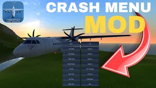 CRASH MENU IN TFS 😱  Turboprop Flight Simulator [upl. by Anaujik832]