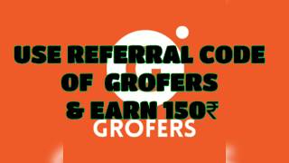 How to use referral code of Grofers amp earn 150₹ [upl. by Yanad483]