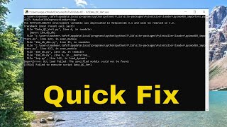 Fix ImportError Dll Load Failed The Specified Module Could Not Be Found [upl. by Theo95]