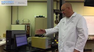 ASTM D3039 Poisson Ratio using a Strain Gage [upl. by Aneekan]