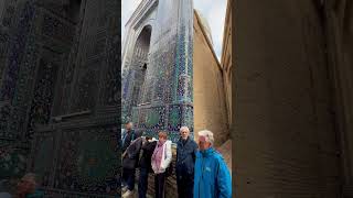 Shahi Zinda Cemetery Samarcanda Tamerlanes royal family tombs [upl. by Brosy]