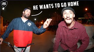 WE MADE AARON ROSS PULL AN ALL NIGHTER  RIDING BMX STREET [upl. by Adnwahsal122]