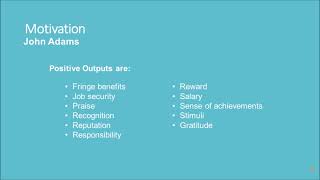 B BUSINESS MANAGEMENT  UNIT 24 MOTIVATION [upl. by Mazonson]