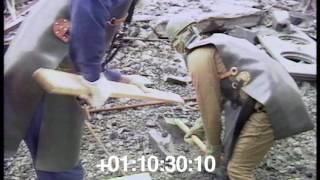 Chernobyl Cleaning the roofs Soldiers reservists 1986 [upl. by Eissolf]