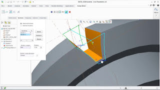 How to design a Bevel Gear in ProE  CREO Parametric 2 0 [upl. by Itnahsa369]