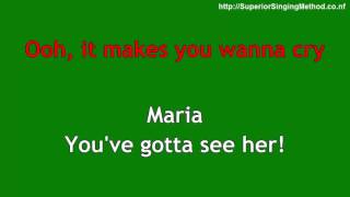 Blondie  Maria Karaoke with Lyrics [upl. by Adianes479]