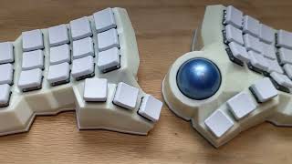 Bluetooth Choc Trackball Dactyl [upl. by Lydie]