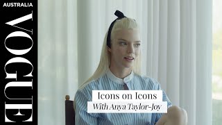 Anya TaylorJoy plays Icons on Icons  Vogue Australia [upl. by Nref460]