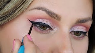 Makeup für Anfänger  Wie schminke ich Eyeliner mit Wing [upl. by Haizek]