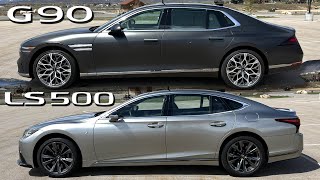 Genesis G90 vs Lexus LS – Can Genesis pull a Lexus – Test Drive  Everyday Driver [upl. by Kameko88]