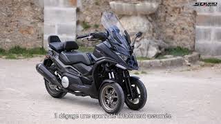 KYMCO CV3  Présentation du scooter 3 roues le plus puissant de sa catégorie [upl. by Vevina]