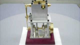 Rotary Valve 2 Cyl Model Steam Engine [upl. by Anoit]