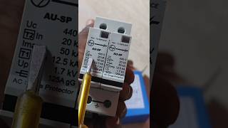 LampT electrical amp Automation Surge protection device SPD review shots electrical Spdhome viral [upl. by Ainahtan]