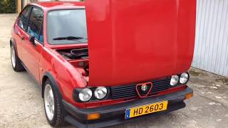 My Alfasud 15 Ti QV Boxer Sound [upl. by Aicsile]