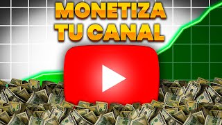 Cómo Monetizar Mi Canal De YouTube En 2024 [upl. by Zarihs]