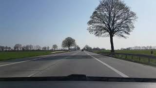 PKW Dashcam Paderborn Böckenförde to Düren NRW Impressionen car driving on ride impressions ASMR [upl. by Refinnaj]