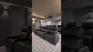 Ever Seen a Basement Like This Bar Lounge amp Private Theater in an Indiana Home 🍿🎥 dreamhome [upl. by Pressey113]