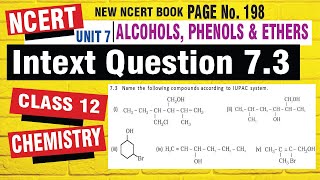 intext question 73 chemistry class 12  intext question 73 class 12  alcohol phenol ether [upl. by Circosta]