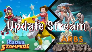 Animal Revolt Battle Simulator and Rodeo Stampede NEW UPDATES gifts livestream with Sandy [upl. by Ahseekan]