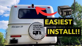 Easy RV Reverse Camera Upgrade Haloview BT7 Install amp Test [upl. by Ayatnwahs627]