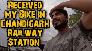 Bengaluru to Chandigarh  Flight amp Travel Vlog  Leh Ladakh  Received My Bike Parcel in Chandigarh [upl. by Heintz]