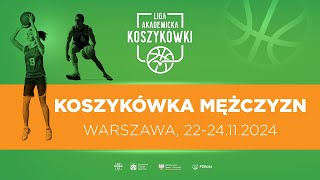 Liga Akademicka AZS  Warszawa  Koszykówka M  SGGW Warszawa  Uniwersytet Radomski [upl. by Bikales]