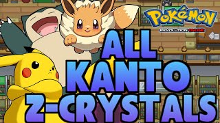 How to Get ALL KantoSpecific ZCrystals  Pokemon Revolution Online [upl. by Anassor814]