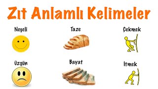 Zıt Anlamlı Kelimeler [upl. by Desimone]