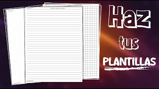 📃 FACIL Y RAPIDO Haz tus hojas para imprimir o importar a App [upl. by Peggie]